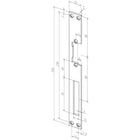 Frontale piatto ASSA ABLOY 021 in acciaio inox con bordo opaco ( 3000251803 )