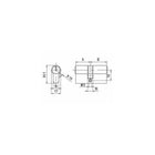 Cylindre double profilé BKS PZ 8800 45/45 mm ( 3000251948 )