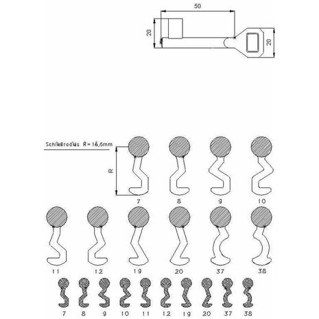 SSF buntbart key lock number 8 ( 3000252000 )