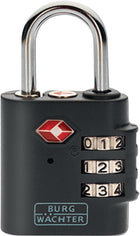 BURG-WÄCHTER Cadenas à combinaison TSA 77 largeur du corps de verrou 30 mm ( 3000253288 )