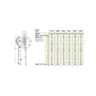 Galet de porte coulissante HEINRICH BETZ & SÖHNE avec étrier 105 mm Acier galvanisé ( 3000256904 )
