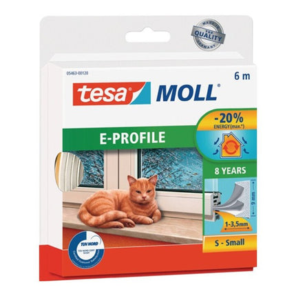 TESA Calfeutrage portes/fenêtres tesamoll® 5463 l.9 mmxH4 mmxL6m ( 3000265161 )