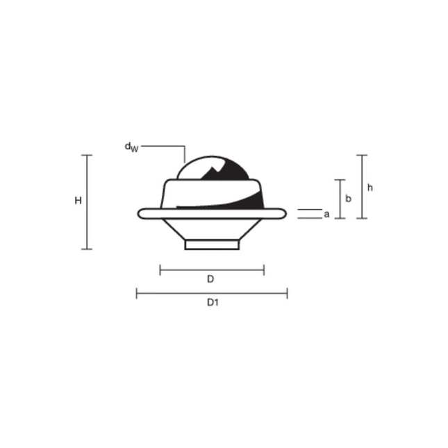 BS ROLLEN ball caster steel ball Ø 31 mm ( 3000275014 )