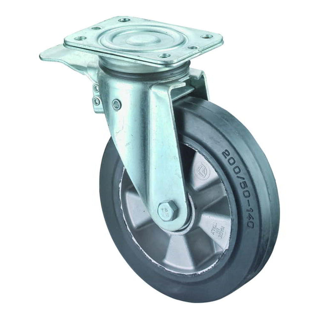BS ROLLEN Heavy-duty swivel castor Wheel Ø 125 mm Load capacity 220 kg ( 3000275477 )