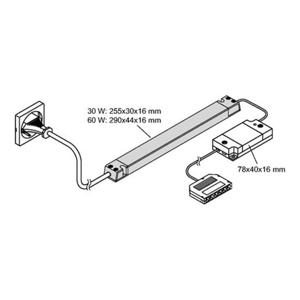 L&S Emotion 1 canale radiocomando serie Frankfurt 230 V 24 V ( 3000550076 )