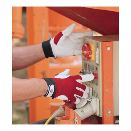 LEIPOLD+DÖHLE Gant Griffy taille 10 rouge/naturel ( 4000371103 )