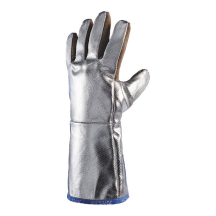 Guantes de protección contra el calor JUTEC Guante de 5 dedos 10 marrón/plata ( 4000371190 )