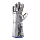 JUTEC heat protection gloves 5-finger glove 10 brown/silver ( 4000371190 )