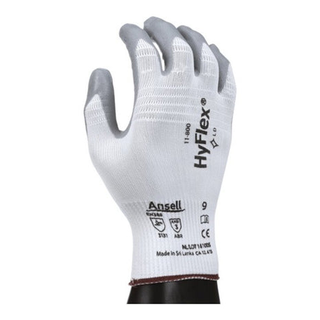 Guantes ANSELL HyFlex 11-800 talla 9 blanco/gris (4000371394)
