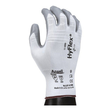 Gants ANSELL HyFlex 11-800 taille 10 blanc/gris ( 4000371395 )
