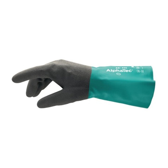 ANSELL AlphaTec 58-430 guanti chimici taglia 9 verde bottiglia/grigio antracite ( 4000371412 )