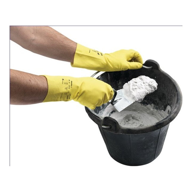 Gants ANSELL pour produits chimiques AlphaTec 87-190 taille 8,5-9 jaune ( 4000371453 )