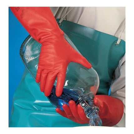 ANSELL chemical gloves AlphaTec Sol-Vex 37-900 size 8 red ( 4000371489 )