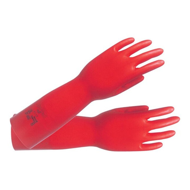 Guantes químicos ANSELL AlphaTec Sol-Vex 37-900 talla 9 rojo ( 4000371490 )