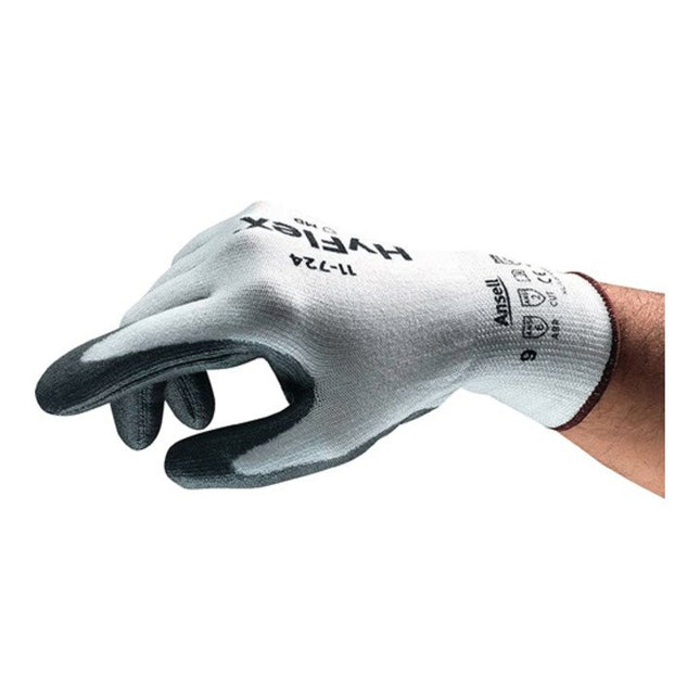 ANSELL guanti antitaglio HyFlex(R) 11-724 taglia 9 bianco/grigio ( 4000371569 )