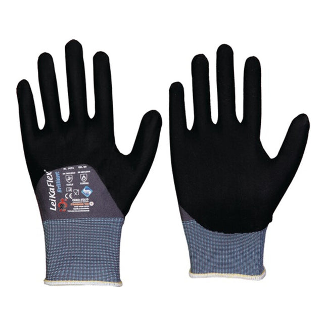 LEIPOLD gloves LeikaFlex(R) Brilliant size 8 grey/black ( 4000391231 )