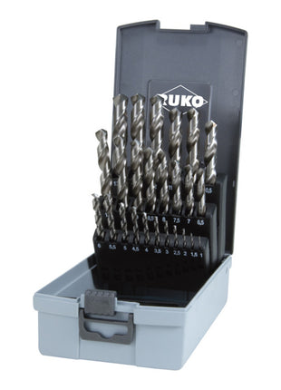 RUKO twist drill set DIN 338 type N nominal Ø 1-13x0.5 mm ( 4000600880 )