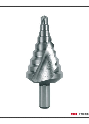 RUKO step drill bit drilling range 6.5 - 32.5 mm ( 4000601759 )