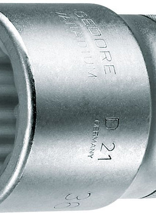 GEDORE socket D 21 1 ″ 12-sided ( 4000770727 )