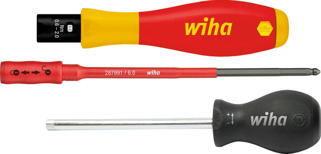 Uchwyt dynamometryczny WIHA z izolacją VDE TorqueVario(R)-S VDE 0,5 - 2,0 Nm z automatycznym zwalnianiem ( 4000790832 )
