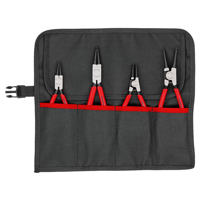 Juego de alicates para arandelas KNIPEX de 4 piezas en bolsa enrollable ( 4000795454 )