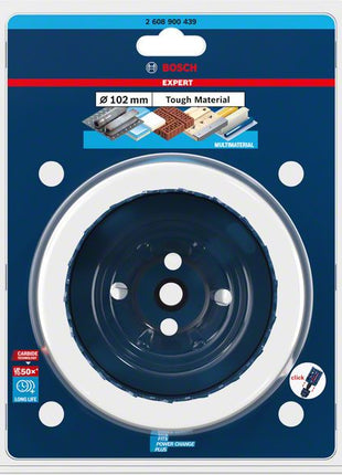 BOSCH Hole saw Expert Tough Material Saw-Ø 102 mm Cutting depth 60 mm ( 4000800259 )
