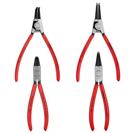 Juego de alicates para arandelas KNIPEX de 4 piezas en bolsa enrollable ( 4000810634 )