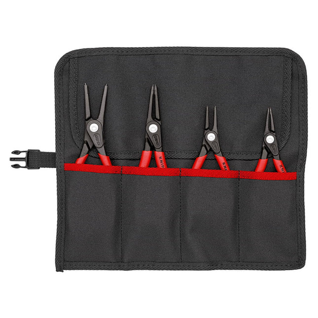 Juego de alicates de precisión para arandelas KNIPEX de 4 piezas en bolsa enrollable ( 4000810642 )