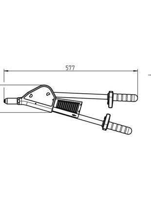 GESIPA lever blind rivet setting tool HN 2 Length 570 mm ( 4000813062 )