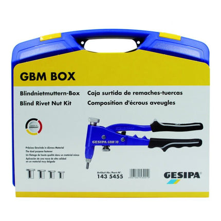 Caja surtido de tuercas remachables GESIPA 156 piezas ( 4000813093 )