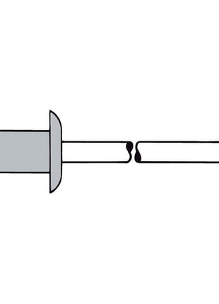 GESIPA blind rivet Rivet shank d x l 6 x 16 mm ( 4000813243 )