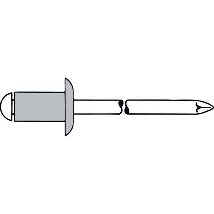 GESIPA Blindniet Nietschaft d x l 6 x 16 mm ( 4000813243 )