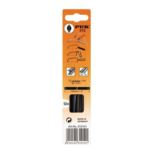 PUK hacksaw blade 312 length 150 mm ( 4000814021 )