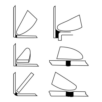 Szpatułka silikonowa HUFA Original Glättfix nadaje się do wszystkich połączeń silikonowych ( 4000816543 )
