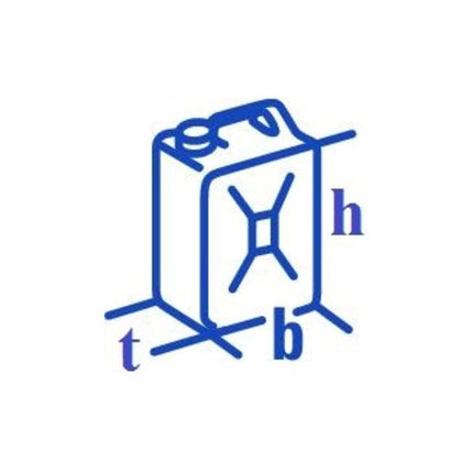 HÜNERSDORFF doppio contenitore di carburante PROFI 5,5 + 3 l ( 4000818962 )