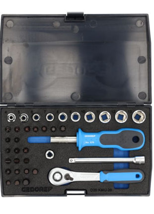 Set di chiavi a bussola GEDORE D 20 SME-20 37 pezzi 1/4 ″ ( 4000820548 )