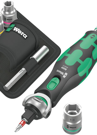 WERA Jeu de clés à douilles 8009 Zyklop Pocket Set 2 19 pièces 3/8″ + 1/4 ″ ( 4000822451 )