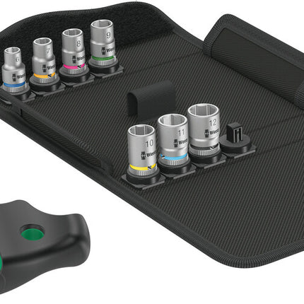 Juego de llaves de vaso WERA KK 400 RA Set 2 9 piezas 1/4 ″ ( 4000822457 )