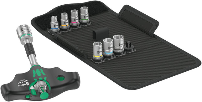 Juego de llaves de vaso WERA KK 400 RA Set 2 9 piezas 1/4 ″ ( 4000822457 )