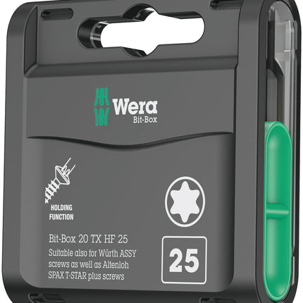 WERA Bitgroßpackung Bit-Box 20 TX HF T 25 Länge 25 mm ( 4000822459 )
