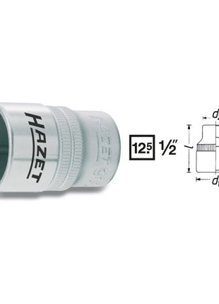 HAZET socket 900 1/2 ″ hexagon ( 4000822686 )