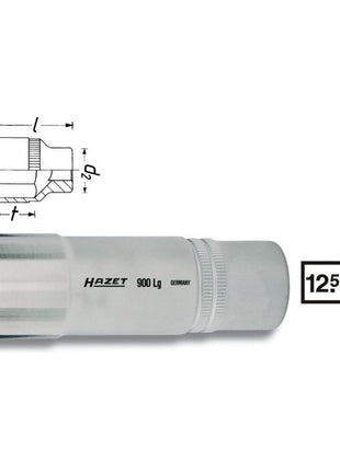 Presa HAZET 900LG 1/2 ″ esagono ( 4000822716 )
