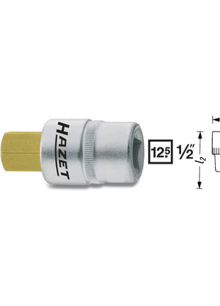 HAZET socket 986 1/2 ″ hexagon socket ( 4000822751 )