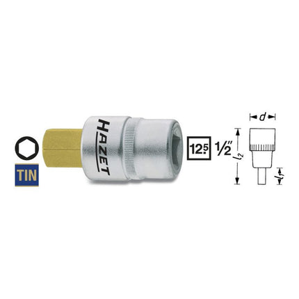 Toma hexagonal HAZET 986 1/2 ″ ( 4000822757 )
