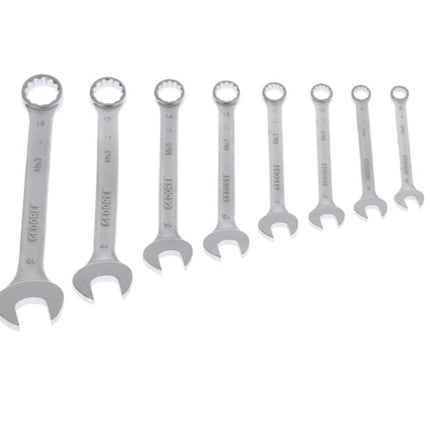 GEDORE Set di chiavi combinate 7-080 da 8 pezzi Larghezza dei piani 8-19 mm ( 4000823621 )