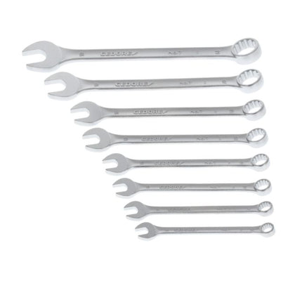 GEDORE Set di chiavi combinate 7-080 da 8 pezzi Larghezza dei piani 8-19 mm ( 4000823621 )