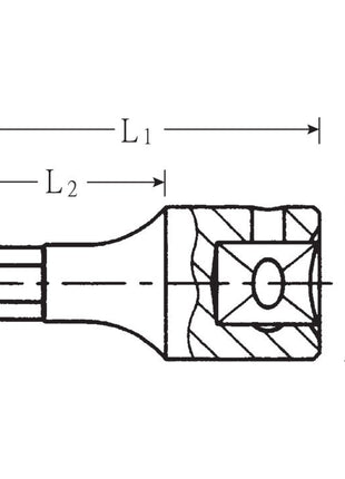 STAHLWILLE Socket 44 K 1/4 ″ hexagon socket ( 4000826258 )