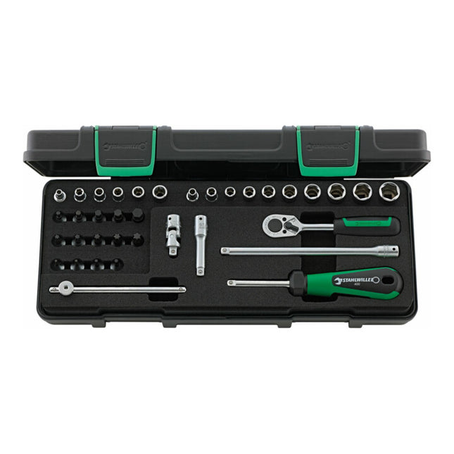Zestaw kluczy nasadowych STAHLWILLE 88TX 36-częściowy 1/4 ″ ( 4000826286 )