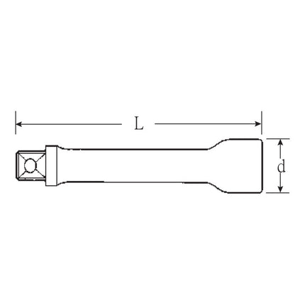 STAHLWILLE Extension 427 3/8 ″ Length 240 mm ( 4000826308 )