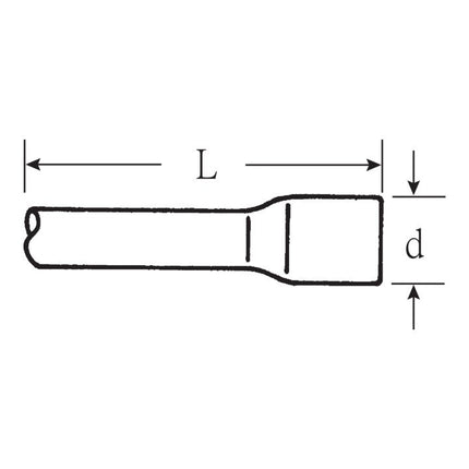 STAHLWILLE Extensión 559 3/4 ″ Longitud 400 mm ( 4000826480 )